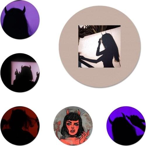 Sexy Devil Woman Brooch Pin Cosplay Badge Accessories For Clothes Backpack Decoration Gift