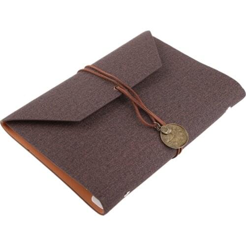 A5 Loose-leaf Tri-fold Detachable Hand Ledger Pu leather Notepad Multi-purpose Scrapbook Convenient Multi-color