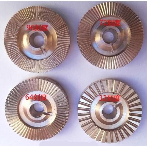 Gem slicer gear 32/64/72/96 indexing wheel stick rod