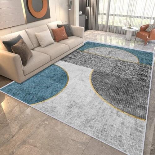 Modern Fluffy Carpets for Living room Fur Soft Large Big Area Rugs Geometric Kichen Carpet Mats Non-Slip Sofa Beside Floor Mat