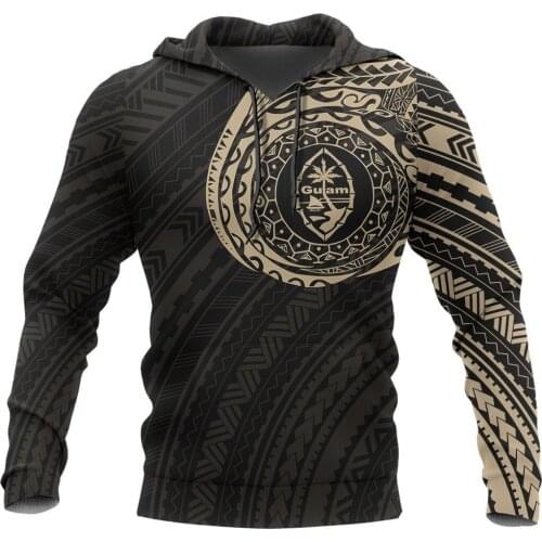 PLstar Cosmos 3DPrint Native Flag Guam Winter Tattoos Unisex Man/Woman Harajuku Streetwear Funny Zip Hoodies/Sweatshirt/a16