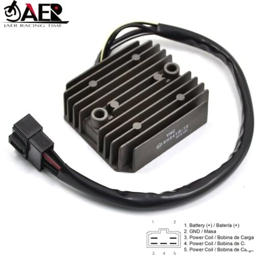 JAER SH541G-12 Motorcycle Voltage Regulator Rectifier for Kawasaki EJ400 W400 2006-2008 EJ650 W650 VN400 VN800 VN1500 VN1600