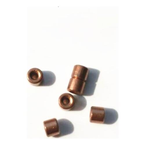 10PCS Oil Bearing Inner Diameter 2mm Sliding Bearing Powder Metallurgy Miniature Small Bearing Bushing Copper Sleeve