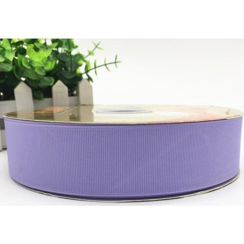 5 yards High Quality Ribbon 6/10/15/20/25/38/50mm Wedding Decoration Grosgrain Ribbon Christmas Ribbon #Light Purple