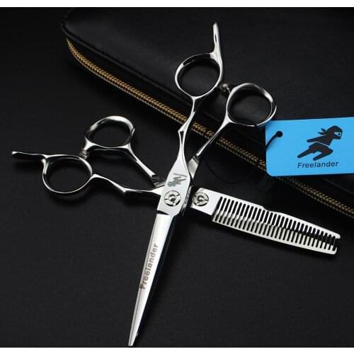 6 inch flat screw Hairdressing Clipper Set Japan Sharp Hair Cutting Scissors Salon Barber Thinning Shears Stylist Hair Tool
