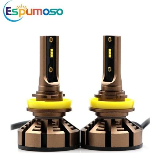 Car Headlight Bulb 80W 16000LM M6S H1 H3 H4 H11 H7 H13 H16 H27 9007 880 HB3 HB4 9005 9006 LED Auto Head Lamp ZES Chip Fog Light