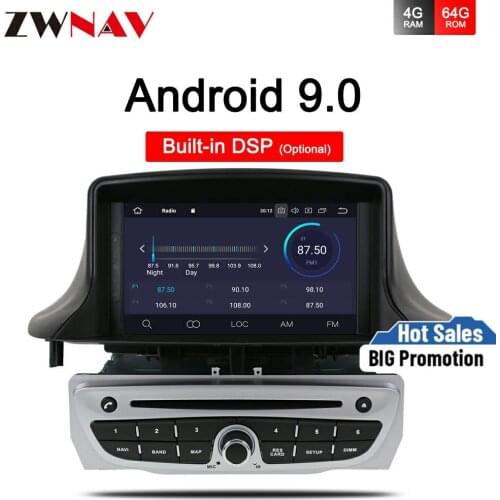 IPS DSP 2+16 Android 9.0 Car Radio DVD Player Multimedia Stereo For Renault Megane 3 Fluence 2009-2015 WIFI Video GPS Navigation