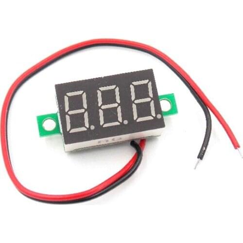 Super Mini Digital Car voltmeter 0.28" Blue LED Display DC 3.5-30V car Volt Voltage Panel Meter battery monitor