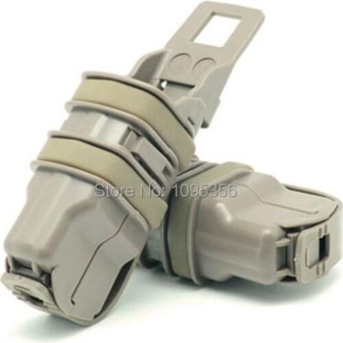 DE Heavy Duty Airsoft Fast Pistol Mag Magazine Attach Molle Pouch Holder Free Shipping