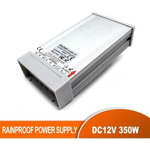 Rainproof Power Supply Switching DC12V 29.2A 350W Transformer driver AC-DC 12V SMPS For Outdoor Led Strip Modules Light CCTV