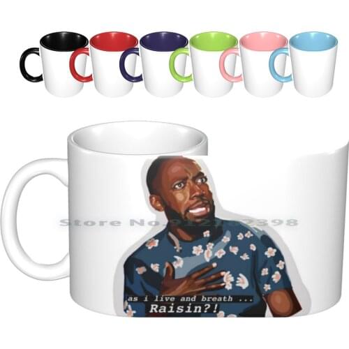 Winston Bishop Ceramic Mugs Coffee Cups Milk Tea Mug Newgirl Winston Bishop Raisin Tvshow Tvshowquotes Quotes Funny Comedy