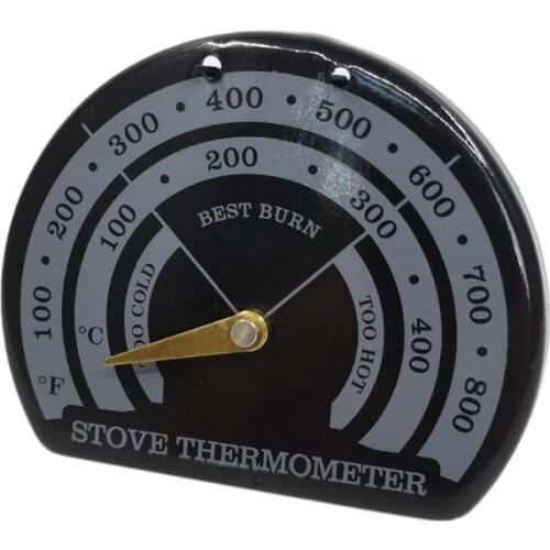 Magnetic Wood Fireplace Fan Stove Thermometer with Probe Household Sensitivity Barbecue Oven Tool