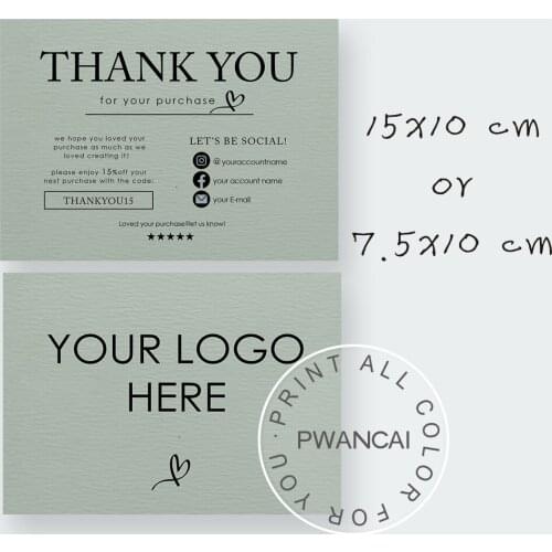 Minimalist Small Business Thank You Card Template,Thank You Business Cards,Packaging Insert Cards,Thank You For Your Purchase
