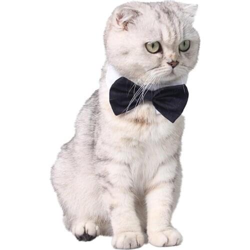 Fashion Dog Puppy Cat Bow Tie Decoration Adjustable Neckband Collar Neck Strap Pet Supplies