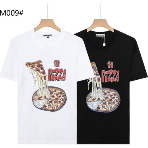 DSQ PHANTOM TURTLE Mens Short Sleeve Logo Series Graphic T-Shirt Men Fashion Print Cotton Tees Breathable Quality Tops M009
