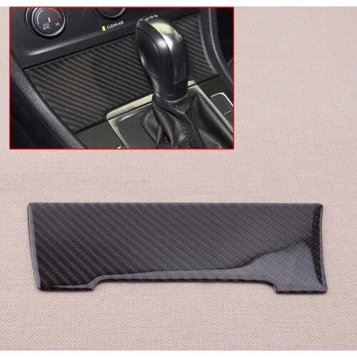 New Black Carbon Fiber Console Cigarette Lighter Cover Trim Fit For VW Golf 7 2017 2016 2015 2014 2013