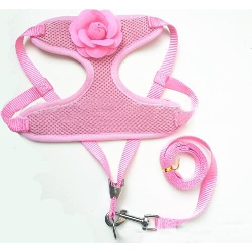 20PCS / LOT Dog Chest Straps Walk Dog Traction Rope Cat Leashes Pet Training Walking Safety Vest Harness