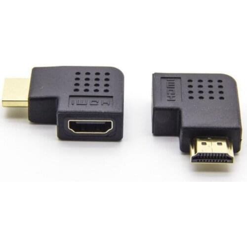 Left / right bend HDMI right angle adapter 90 degree elbow TV HD data cable male to female conversion head Data cable