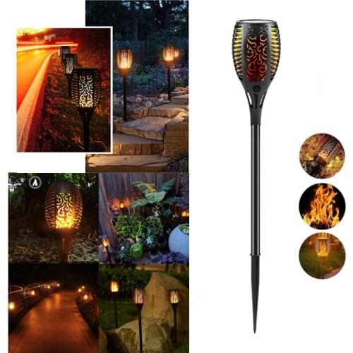 12LED Outdoor Led Solar Lights Flickering Dancing Flame Torch Waterproof Lamp For Garden Decoration Landscape Lawn Path Lighting