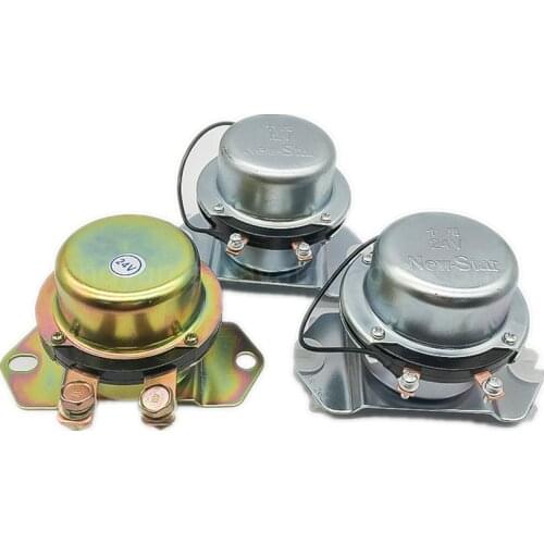 12V24V universal power switch solenoid valve battery relay excavator parts for Hitachi Komatsu Carer t Kobelco free shipping