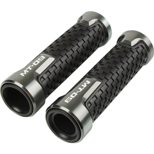 High Quality 7/8"22mm CNC Aluminum Handlebar Grips Handle Ends Handle Grips Accessorie Scooter Hand Bar Grips For YAMAHA MT-09