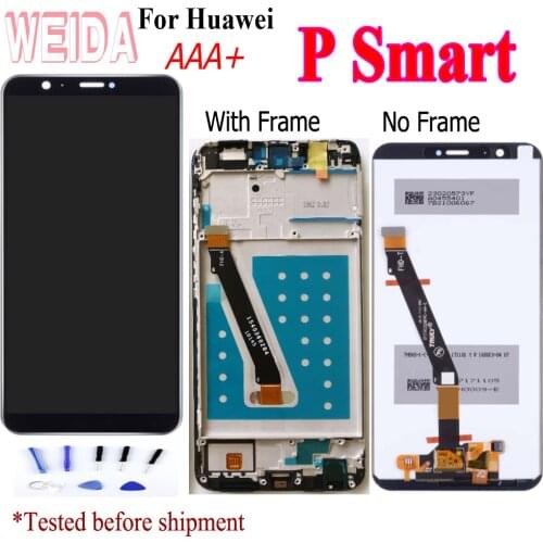 Weida 5.65" For Huawei P Smart Full LCD Display Touch Screen Digitizer Assembly + Frame For Huawei P Smart FIG-LX1 / FIG-L21 LCD
