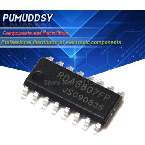 10PCS RDA5807FP SOP-16 RDA5807 SOP 5807FP SOP16 SMD