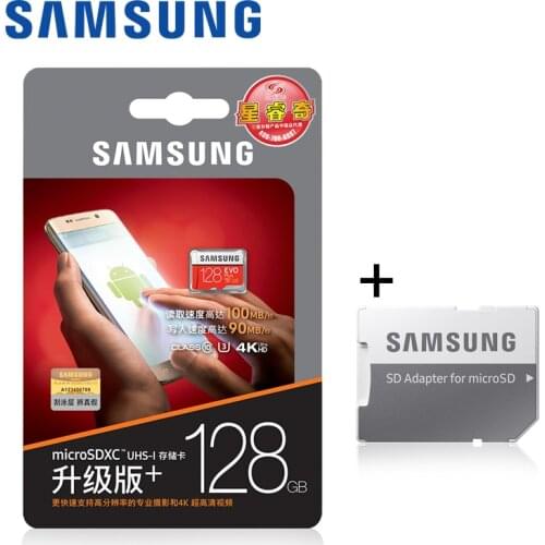 100%SAMSUNG TF SD Cards Trans Flash Microsd Memory Card Micro SD 32GB 64GB 128GB 256GB 512G SDHC SDXC Grade EVO+ Class 10 UHS