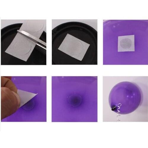 250Pc Removable Clear Dots Sticky for Party Wedding Balloon Cards Decor 10mm