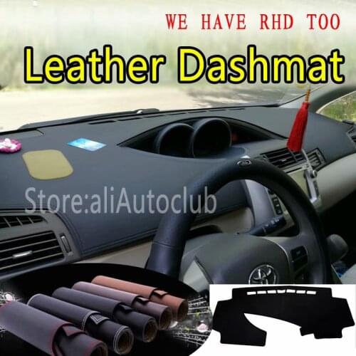 For Toyota Verso 2009-2018 2010 2011 2012 Leather Dashmat Dashboard Cover Dash Mat SunShade Carpet Custom Car Styling LHD+RHD