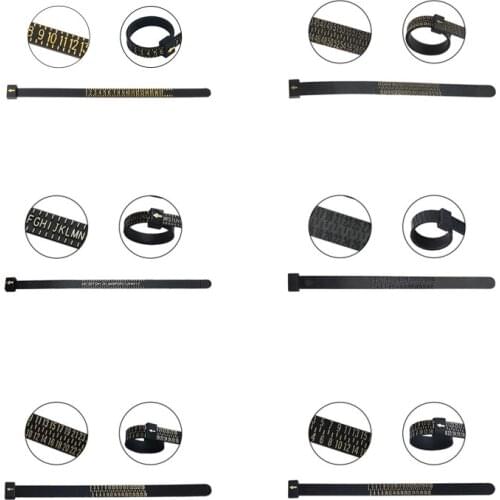 Measuring Finger Standard Ring Circle US/Hong Kong/Japan/Europe/UK Tape Ruler Jewelry Accessory Measure Gauge Tool MXME