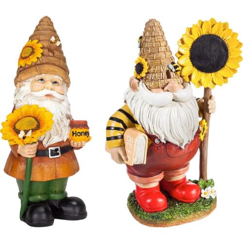 2021 Bee Day Creative Decor Ornaments Spring Gnome Home Farm Kitchen Decor Ornaments World Bee Day Gnome Dwarf Statue