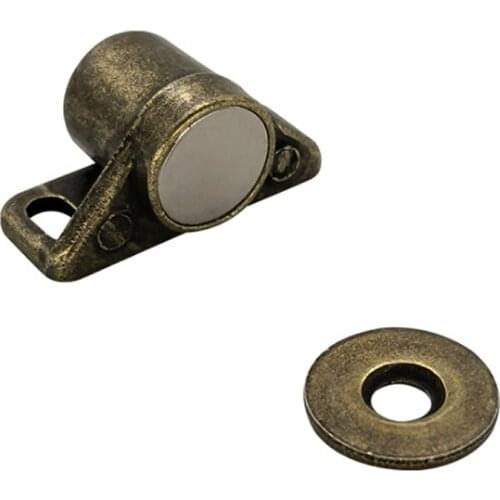 2 Pack Magnetic Door Stopper Magnet Door Catch Closet Furniture Stopper Closer Latch Powerful Bedroom Kitchen Doors Stops