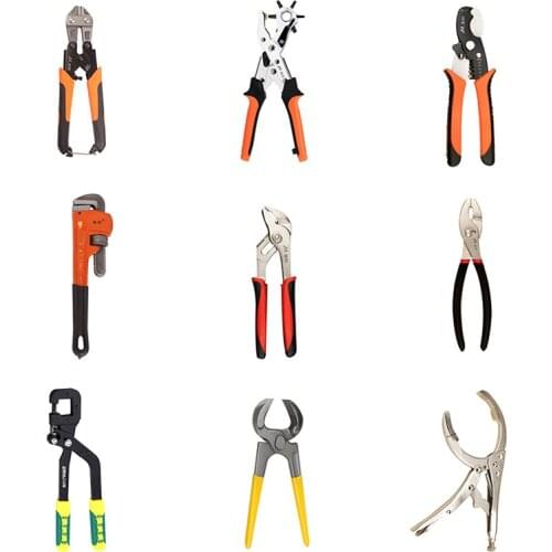 Multifunctional Pliers Set High Carbon Steel CR-V Alloy Steel Material Durable Cutting Crimping Stripping Pliers 8inch 10inch