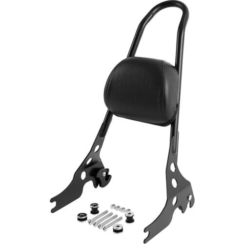 Motorcycle black Detachables Sissy Bar Upright w/ pad For Harley Sportster XL 1200 Iron 883 SuperLow 2004-2021 2020