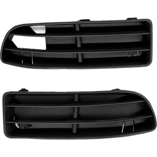 Lower Grille Heat-resistant Anti-scratch L/R Bumper Side Grill Replacement 1J5853665B 1J5853666C for VW-Jetta Bora MK4 1999-2004