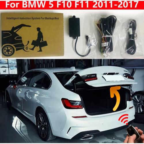 Car Trunk Opening For BMW 5 F10 F11 2011-2017 Tail box Foot kick Sensor Intelligent Tail Gate Lift Power Electric Tailgate