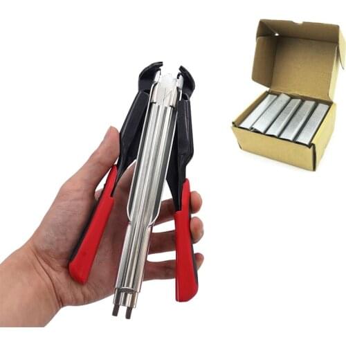 1 set Assembling Cage Pliers 500 Pcs Nails Chicken Birds Poultry Cages Installation Tool Animal Cages Accessories
