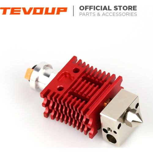 Red Lizard Q1 Radiator Ultra Precision 3D printer extruder is compatible with the V6 Hotend and CR10 Ender 3 Hotend adapters