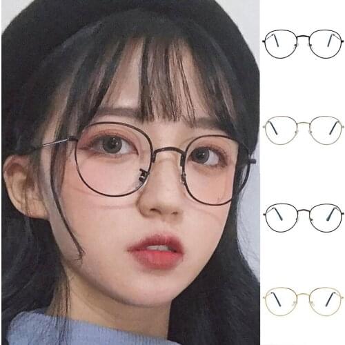 Retro Round Frame Anti-blue Radiation Glasses Ultralight Men Women Fashion Blue Light Blocking Glasses Eyewear Students