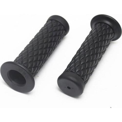 Motorcycle Refit Handle Grips 7/8’’ 22mm Universal Retro Handlebar Unevenness Rubber Handlebar Grips Motorcycle Parts