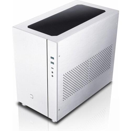 S200 chassis MATX motherboard large power supply tempered glass side penetration supports 120 water cooling