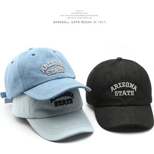 SLECKTON Cotton Denim Baseball Cap for Men and Women Fashion Soft Top Hats Casual Snapback Hat Summer Sun Cap Dad Hats Unisex