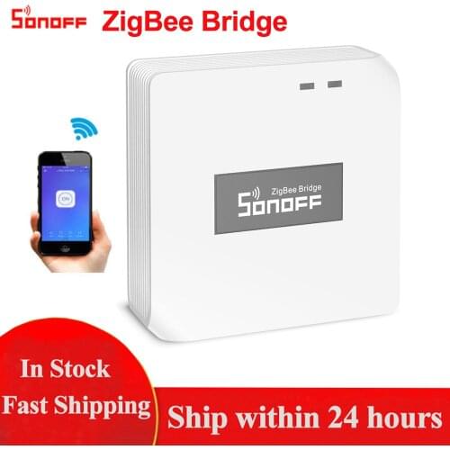 Sonoff Zigbee Bridge Smart Home Remote Control Zigbee Hub Make Zigbee and Wifi Interact Via Ewelink APP Work with Alexa Google