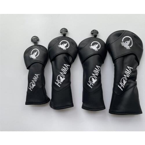 Brand New Honma Golf Head Cover Golf Woods Cover Honma Golf Driver Head Cover + Fairway Woods EMS Free Shipping