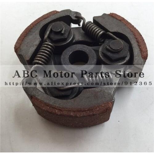 2 Stroke STEEL clutch pads springs for 47cc 49cc gas minimoto pocket bike mini dirt bike crosser quad atv motorcycle