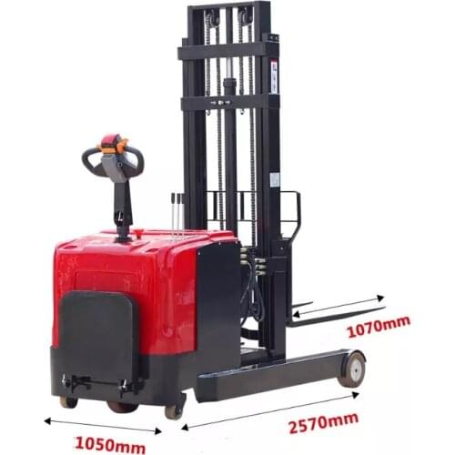 SYNBON 2 Ton Forward-Moving Balance Battery Forklif Pallet Truck Full Electrical Stacker