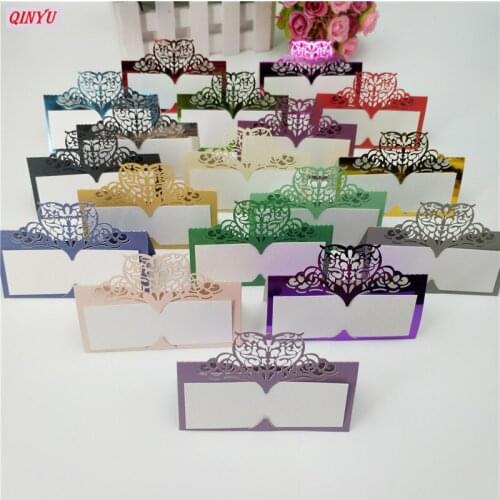10/50/100pcs seat card Table Name Card Place Card Wedding Party Decoration Pearlscent Paper Cards Wedding Supplies 9X9cm 5zsh870