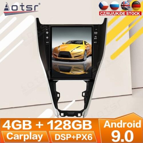 128GB For Toyota Harrier 2013 2014 2015 - 2018 Android Radio Multimedia Car Cassette Recorder Stereo Player Tesla Navi Head Unit