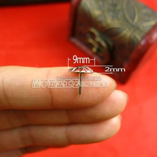 9*11MM Imitation gold bubble nails Quartet red bronze sofa nail Decorative nails Triangle nails Wholesale